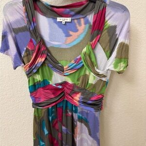 Etro Multicolor Patterned Tunic 44 US 8-10 viscose Made in Italy